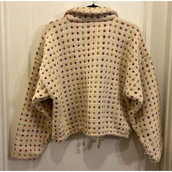 Bolivian Imports Multicolor Sweater Cardigan Top  Women's Size Medium - Picture 5 of 8